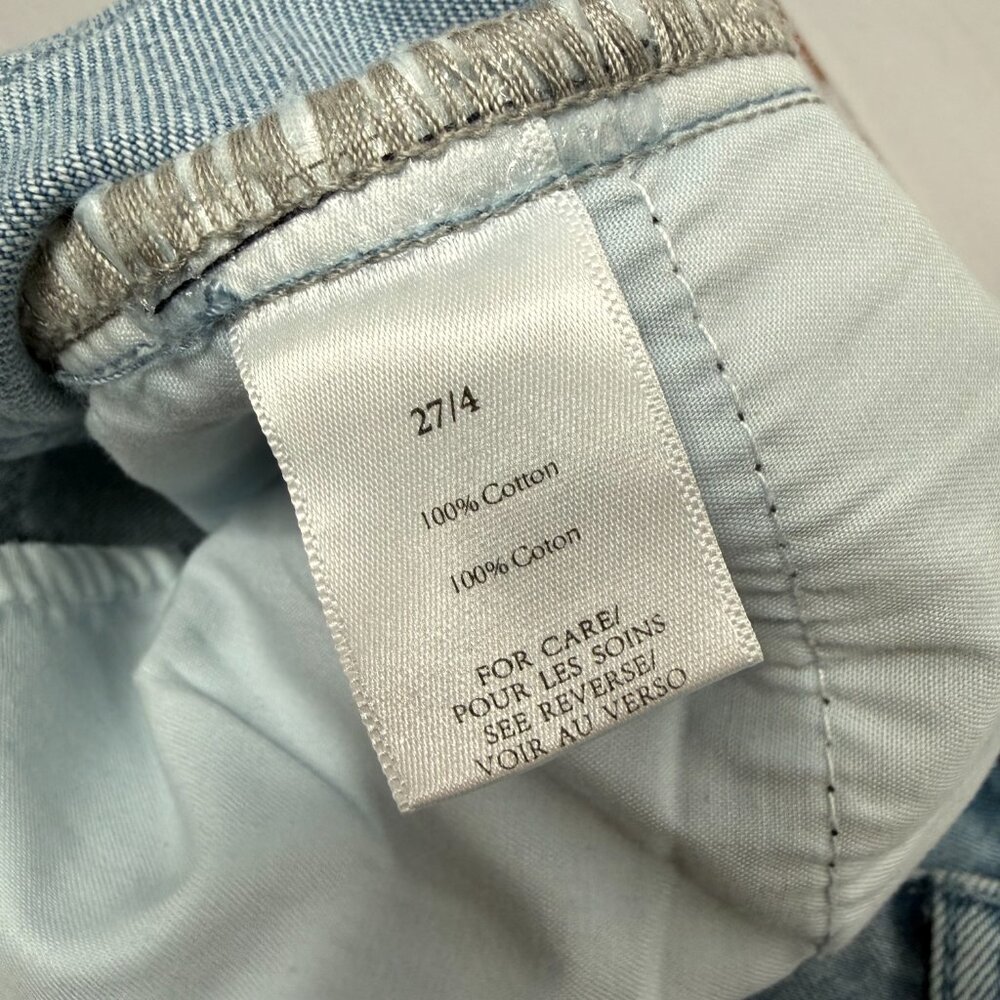 Torn By Ronny Kobo Mariah Jeans Rhinestone Cutout Straight Leg Denim 27/4 - Picture 8 of 8